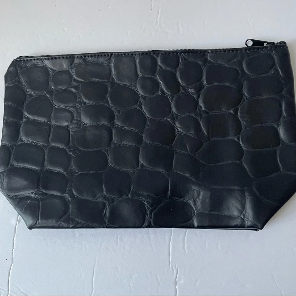 Vintage Estee Lauder Black Cosmetic Bag‎